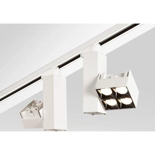 360 ° Folding Rotated Angle Led Track Lights 12 w 24 w Led Ceiling Track Spot Lights Ac220v Led Background Lamps Indoor Lighting