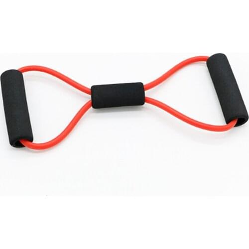 Yoga Fitness Resistance Bands Rubber Elastic Belts For Sports 8 Character Chest Expansion Exercise Pull Rope