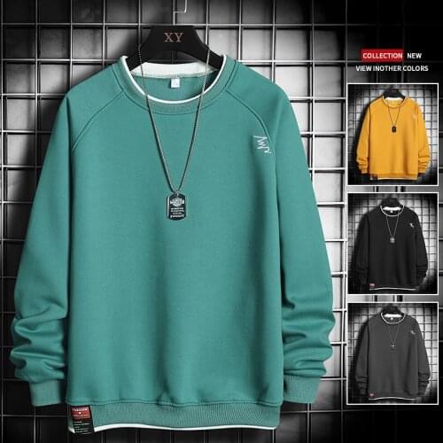 EAEOVNI Hoodie Sweatshirts Men Pullover Harajuku 2021 Mens Hip Hop Hoodies Streetwear Casual Fashion Solid Color Oversized Tops