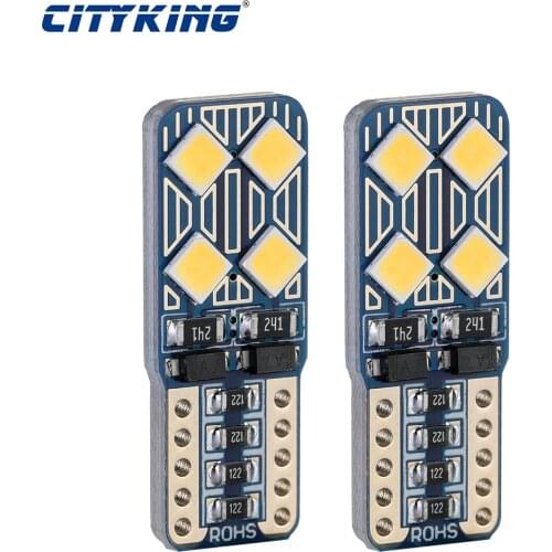 100 X T10 LED W5w Canbus White T10 8smd 3030 LED 194 168 Error Bulbs Wedge Lamp Parking Bulb Band Decoder Sign Trun Light DC12V