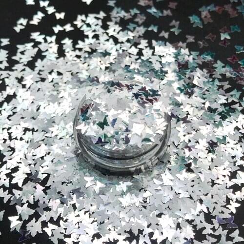 Butterfly Glitter Nails Ongle 3d Manicure Sequin Glitter Foil For Nails Accesorios Color Nail Art Decoracion Uñas Для Ногтей