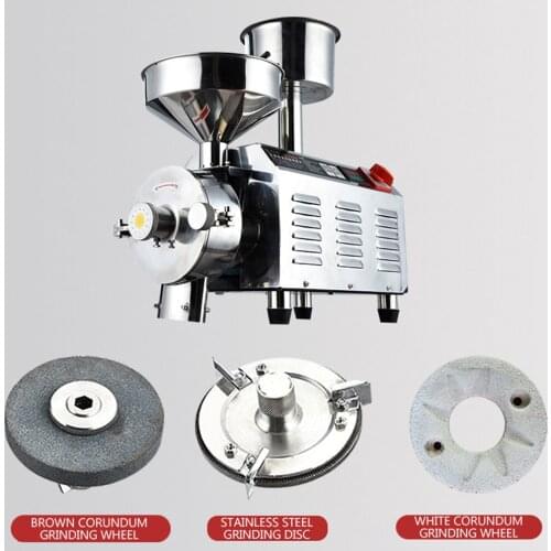 80lg/h Peanut Butter Machine Grinder Peanut Butter Making Machine Home Commercial Nut Pistachio Sesame Pulping Machine 3000W