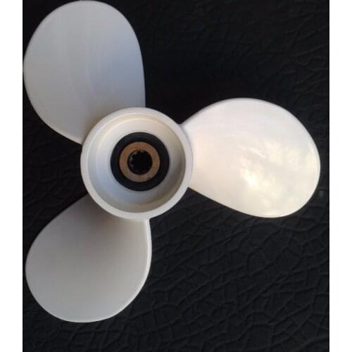 Free shipping 7 1/4x6 For 3.5HP 5HP 6HP for yamaha 9 tooth spine aluminum propellers outboard boat motors marine propeller