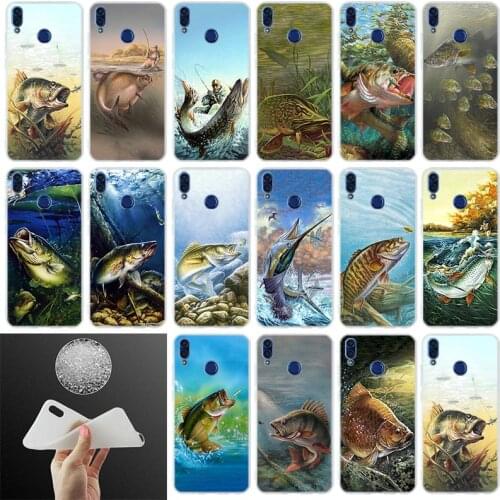 Phone Case cat fish water tank wall art poster canvas print For Huawei Honor 30 20 10 9 Lite 9a 8a 7a pro 8x 10i 30s