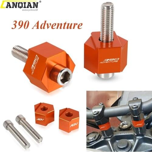 For 390 Adventure ADV 2019 2020 2021 Motorcycle Accessories CNC Aluminum Handlebar Bar Mount Riser Handlebar Risers 390Adventure