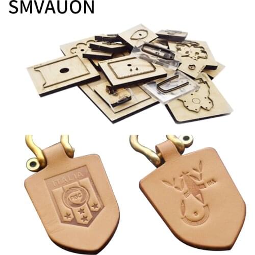 Die cut Wood Mold Diy Key Pendant Knife Mould Cutting Die Leather Cutter Keychain Suitable For Die Cutting Machines