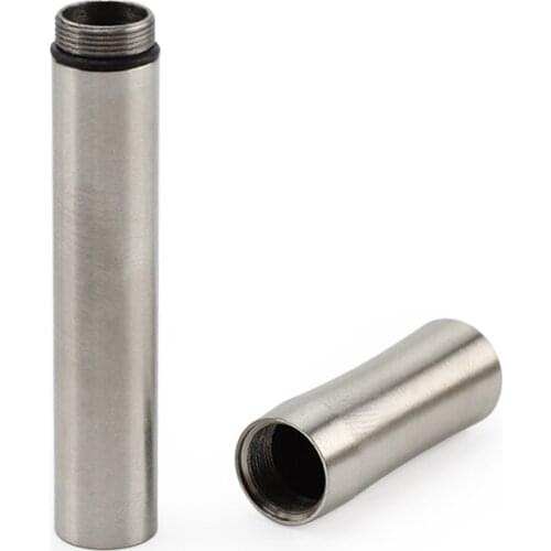 Stainless Steel Seal Capsule Bottle Waterproof Canister Toothpick Box Outdoor Camping EDC Tool