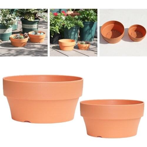 H55A Imitation Terracotta Pot for Plants Succulent Planter Cactus Plant Container