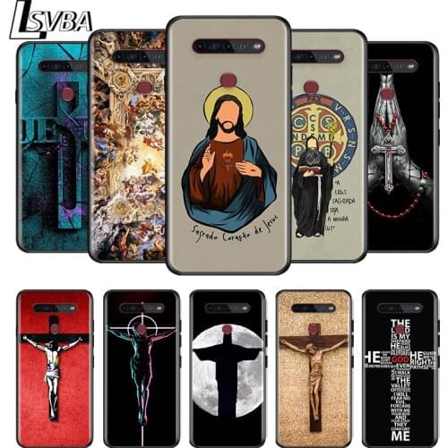 Faith Jesus God cross For LG G8 V30 V35 V40 V50 V60 Q60 K40S K50S K41S K51S K61 K71 K22 K31 K42 K92 ThinQ 5G Phone Case