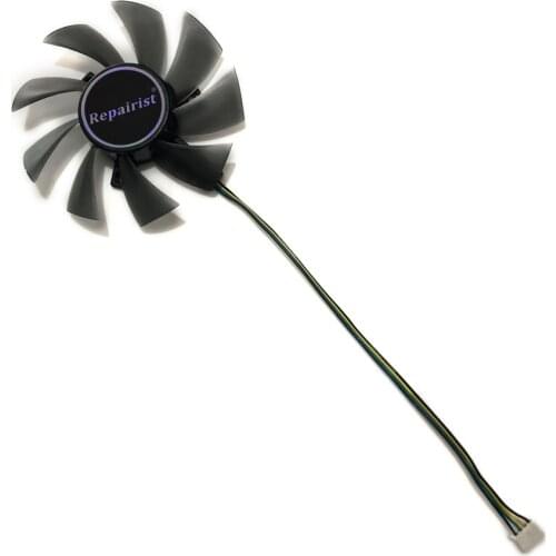 4PIN Computer GPU Alternative Cooler Fan For ASUS GTX460 GTX560 EAH6790 EAH6870 Graphics Card Cooling As Replacement