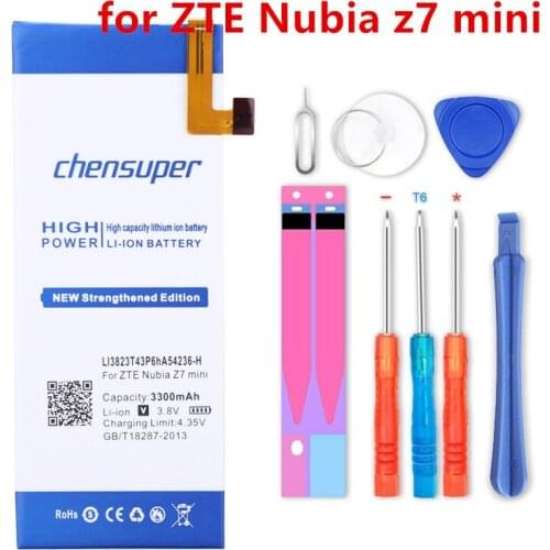 2019 NEW 3300mah LI3823T43P6hA54236-H Phone Battery Use for ZTE Nubia z7 mini Z7 mini NX507J 5.0 inch Phone