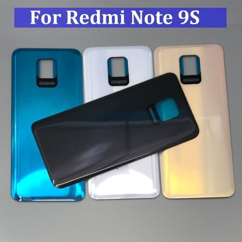 Battery Back Cover Glass Rear Door Replacement Housing STICKER Adhesive For Xiaomi Redmi Note 9S