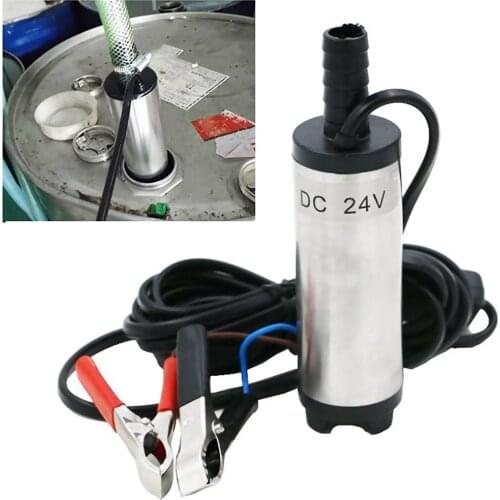 Portable 12V 24V DC Electric Submersible Pump For Pumping Diesel Oil 38mm Water Fuel Transfer Pump