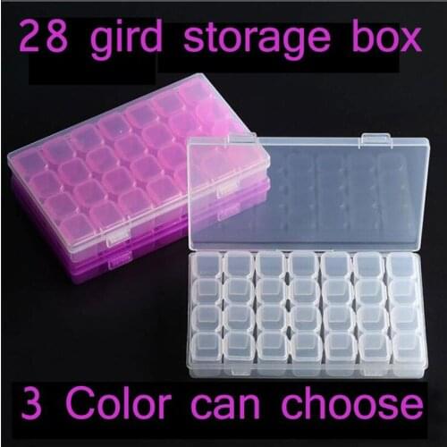 Practical Plastic Compartment Storage Jewelry Beads rhinestones Box Case Holder Craft Organizer storage boxes medical kits AS886