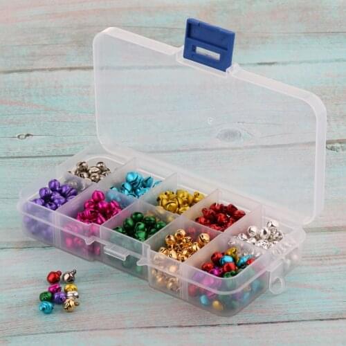 Christmas Jingle Bells in 9 Color DIY Craft Toys Making Accessories Festival Wreath Holiday Home Party Decor - 500pcs 6mm