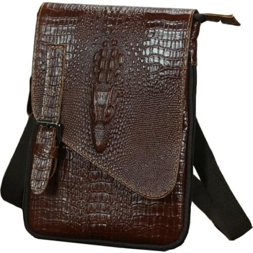 Genuine Leather Men Bag Shoulder Bag Vintage male Casual totes Handbag Cowhide Crossbody Bag Men Business Messenger Bag