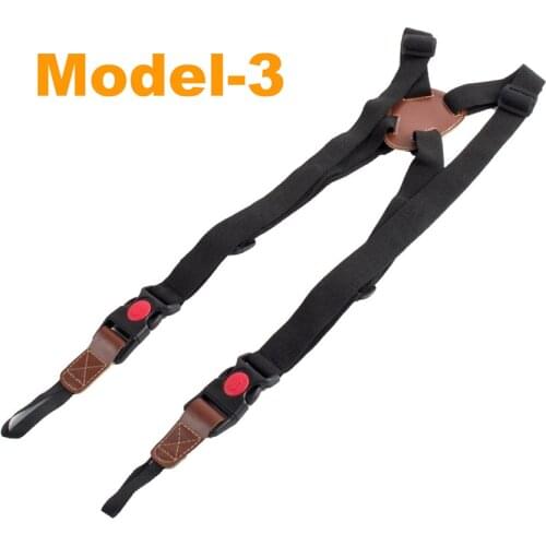 Deluxe 4 Way Adjustable Deluxe Binocular Strap Black-binocular Harness Telescope