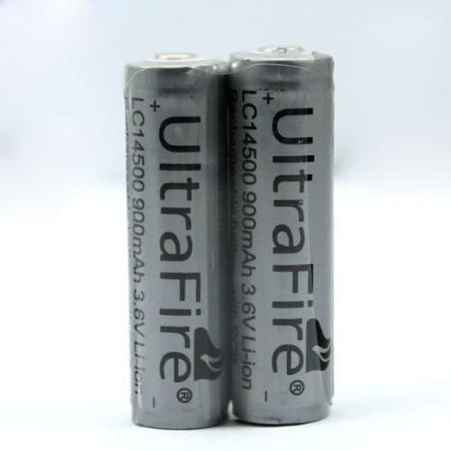 TrustFire 14500 900mAh 3.7V Rechargeable Li-ion Battery Lithium Batteries with PCB Protection Board For LED Flashlights