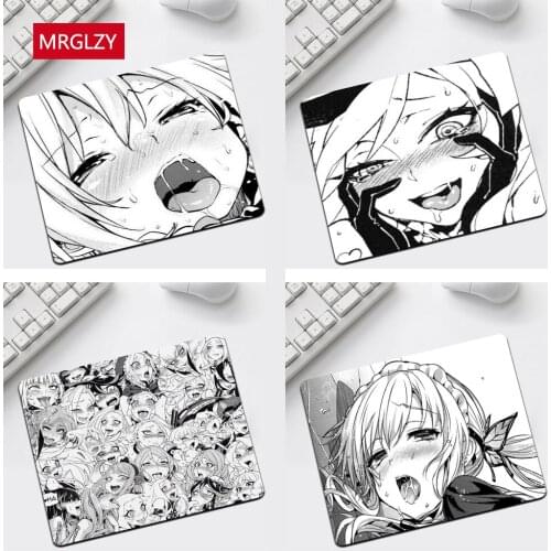 Anime Girl Japan Manga Face Unique Desktop Pad Game Mousepad Top Selling Wholesale 22x18cm Gaming Pad Mouse Mouse Pad Anime