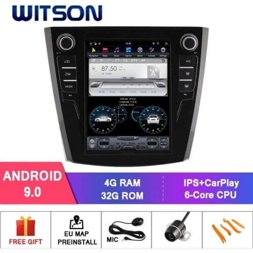 WITSON Android 9.0 TESLA STYLE For RENAULT KADJAR 2015-2019 4GB GPS NAVIGATION AUTO STEREO VERTICAL SCREEN