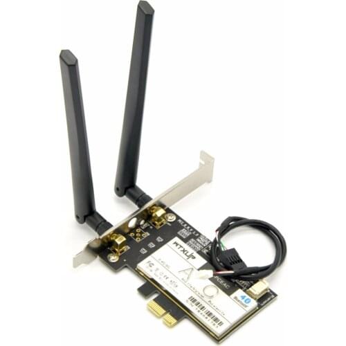 WTXUP Wireless-AC 3160 802.11ac 433Mbps Desktop PCI Express PCi-e WiFi Adapter WLAN Card + Bluetooth 4.0 BT4.0 for Intel 3160ac