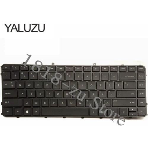 YULUZU for HP US English Black Frame Keyboard for ENVY Sleekbook 6-1000 4-1000 6-1020sv 6-1050ex 4-1208tu 4-1245tu