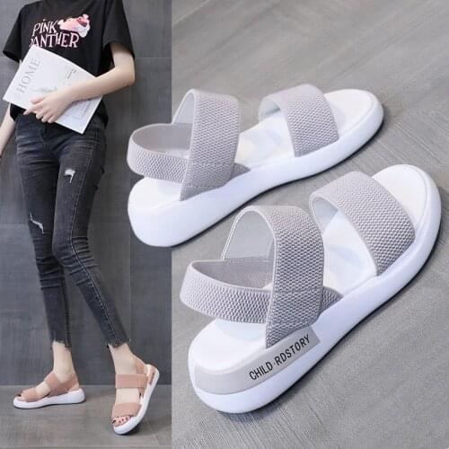 2021 New Summer Ladies Sandals Platform Platform Shoes Casual Heightening Slope With Womens High Heels Womens Sports Sandals