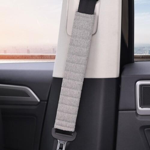 1/2Pcs Car Shoulder Cover Cushion Seat Belt Pad Strap Adult Child Protector Auto Interior Accessories Seat Belt Padding For Kids