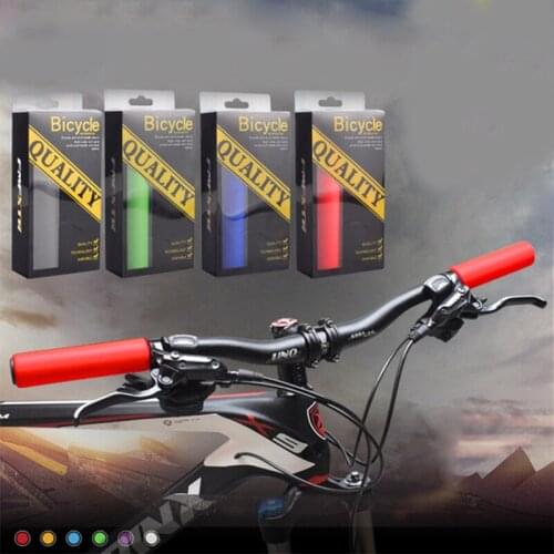 1Pair Bike Grips Bicycle Motorcycle Handlebar Silicone Grips Shock Absorption Non-slip MTB BMX FixedGear Multicolor Grips