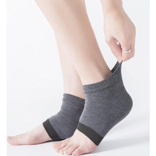 2pcs/set Gel Heel Socks Moisturing Spa Gel Socks Feet Care Cracked Foot Dry Hard Skin Protector