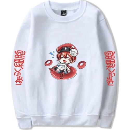 2021 Cells at Work! Hoodies Sweatshirts Graphic Printed Sweatshirt Men/Women Autumn Winter Casual Tracksuit Pullover Tops