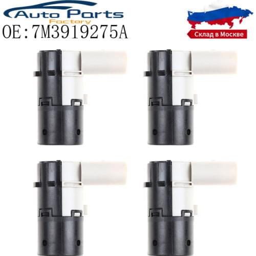 4 PCS New High Quality PDC Parking Sensor For Audi Volkswagen Seat Skoda Ford Galaxy Sharan A2 A3 A4 A6 7M3919275A 4B0919275A