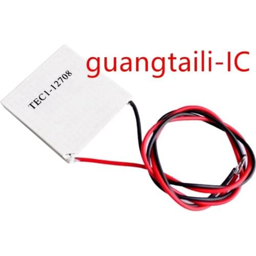 50PCS TEC1 12708 TEC1-12708 Heatsink Thermoelectric Cooler Cooling Peltier Plate Module Diy Electronic PCB Board