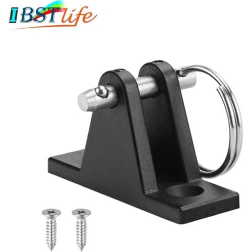 Kayak Canoe Dinghy Nylon Deck Hinge Mount with Quick Release Pin Bimini Top Fitting Boat Cover Bimini Sprayhood Canopy