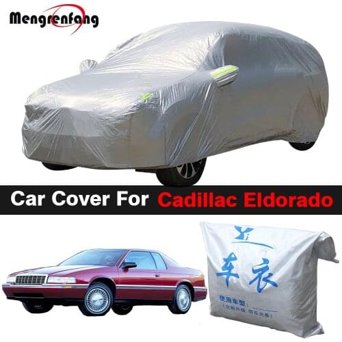 Full Car Cover Outdoor Anti-UV Sun Shade Snow Rain Protection Auto Cover Dustproof For Cadillac Eldorado
