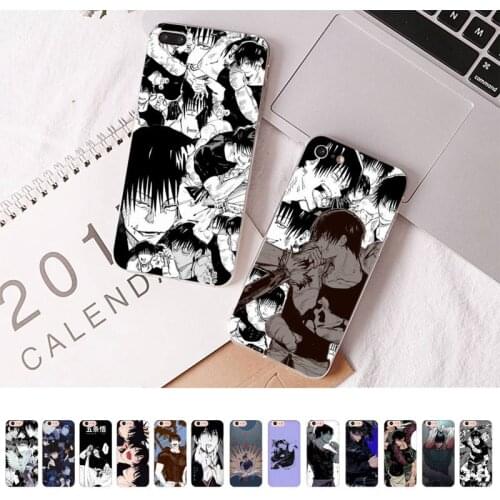 FHNBLJ Toji Fushiguro Jujutsu Kaisen Anime Phone Case for iPhone 11 12 pro XS MAX 8 7 6 6S Plus X 5S SE 2020 XR cover