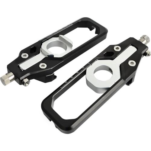 For BMW S1000RR 2009 2010 2011 2012 2013 2014 2015 2016 CNC Aluminum Left & Right Chain Adjusters with Spool Tensioners Catena