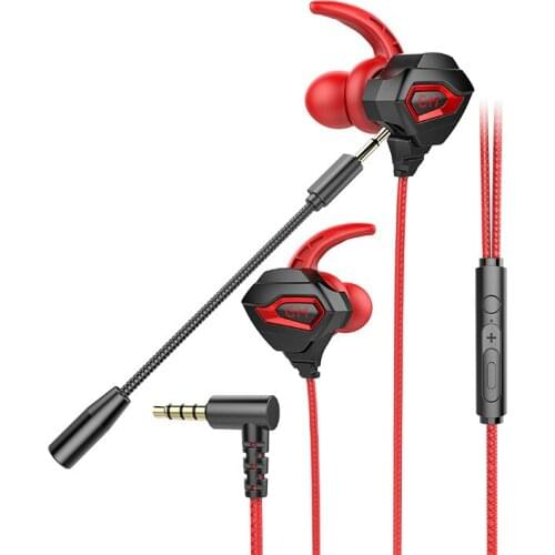 KINGSTAR 2021 High Definition Sound Quality Stereo Gaming Headset 3.5mm Gaming Earphones With Mic In Ear Gaming Headphones