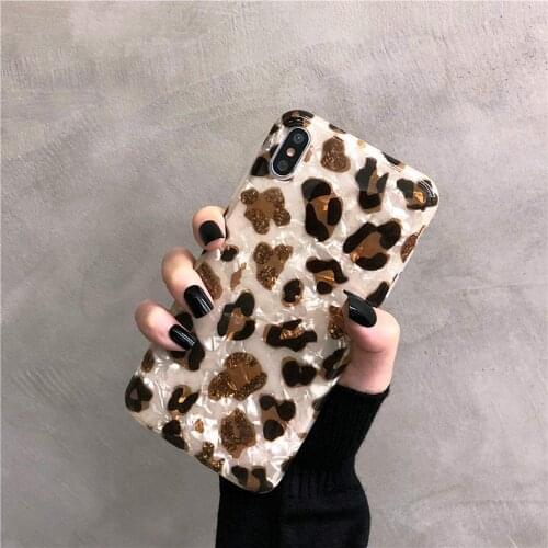 Leopard Case forh iPhone XR, Luxury Translucent Cheetah Phone Case for Women Girls Super Slim Silicone TPU Back Cover