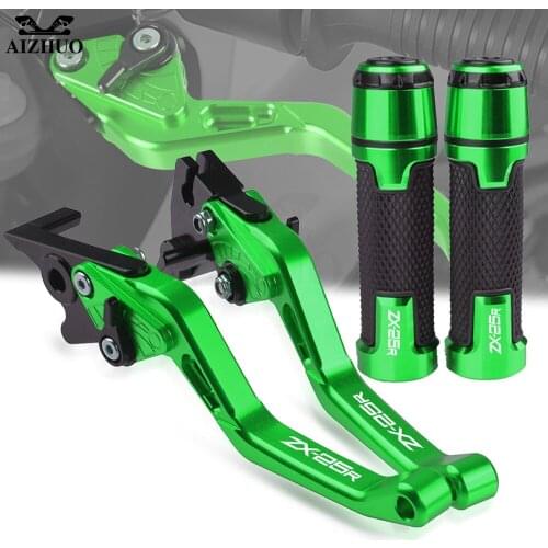 Motorcycle CNC Short Brake Clutch Levers 7/8'' 22MM Hand Grips Handlebar Parts FOR KAWASAKI ZX25R ZX-25R 2020 2021 ZX 25R Logo