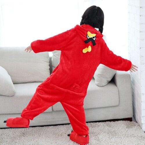 Funny Onesies For Kids Bird Animal Pajamas Children Kigurumi Boy Girls Cartoon Pyjama Cosplay Party Costume One-Piece Pijamas
