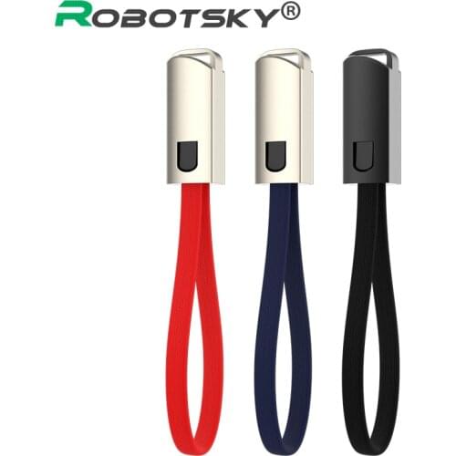 Portable Keychain USB Data cable Micro USB Type C Fast Charging Mobile Phone Charger Cable for Samsung Galaxy Xiaomi