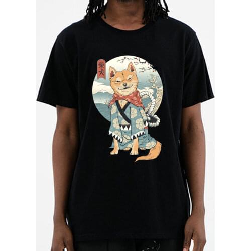 Shiba Inu Japanese Printed Funny Men Women Tshirt Anime Shirt Oversized Clothes O Neck Funny T Shirts for Fashion Cotton Tees