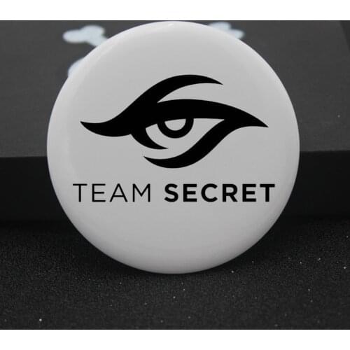 Game CSGO DOTA2 Team Secret RNG Newbee NaVi Fnatic Badge Pin Brooch Backpack Accessory Pin Fashion Jewelry Customize Brooch