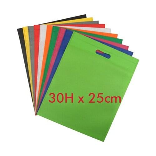 Custom 1000pcs non woven shopping bag plain without logo