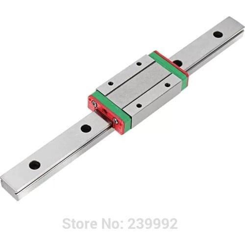 15mm Linear Guide MGN15 100 150 200 250 270 300 350 400 450 500 550 600 700 800 1000 mm linear rail + MGN15C or MGN15H carriage