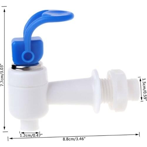 2 Pcs Universal Size Push Plastic Type Faucet Tap Water Dispenser Replacement Mar28