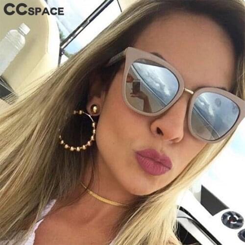 45074 Brand Womens Cat Eye Sunglasses Designer Fashion Sunshade Uv400 Retro Glasses