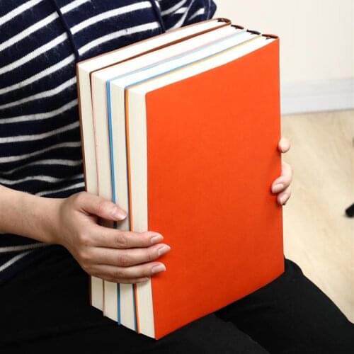 2020 Notepad extra large thick A4 soft copybook office stationery business notebook diary can be customized logo
