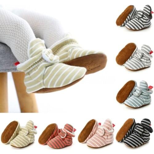 Newborn Baby Booties Boy Girl Crib Pram Shoes Winter Comfort Soft Snow Boots Prewalker